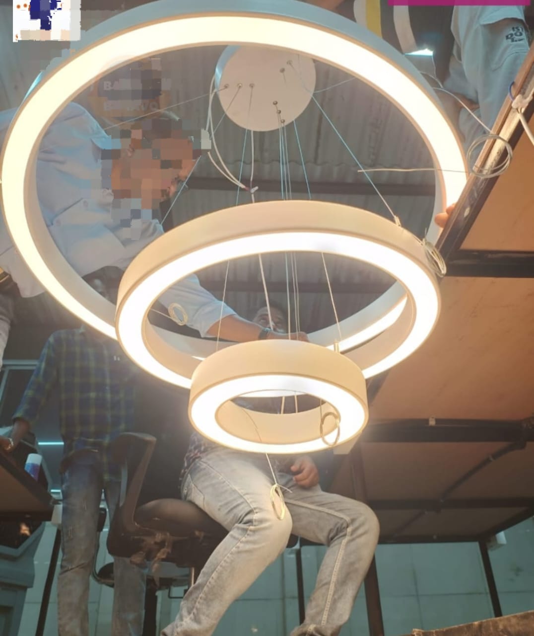 Suspended Ring Profile Lights